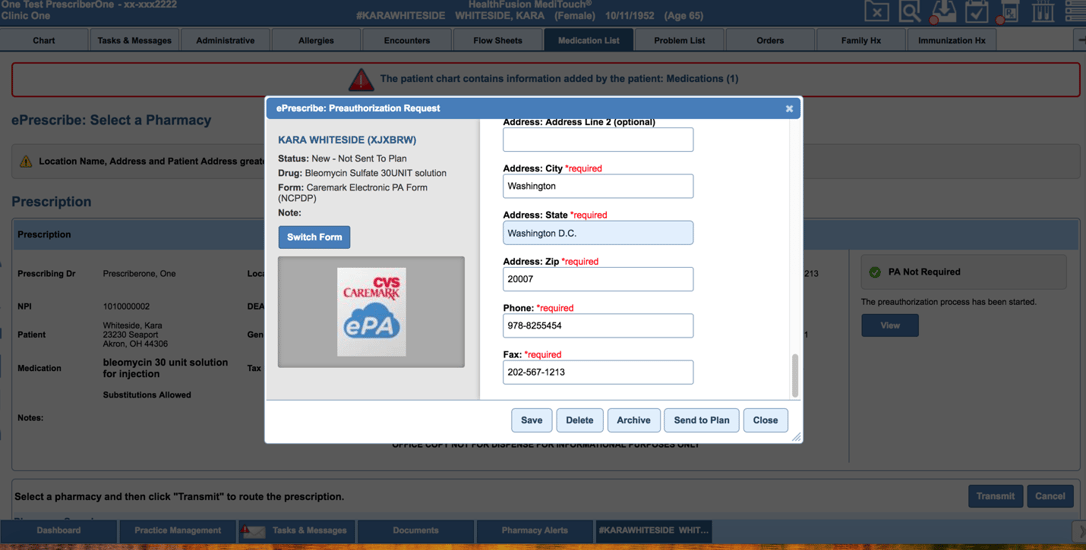 Using covermymeds in NextGen Office 