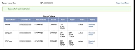 7_Successfully Activate Token 