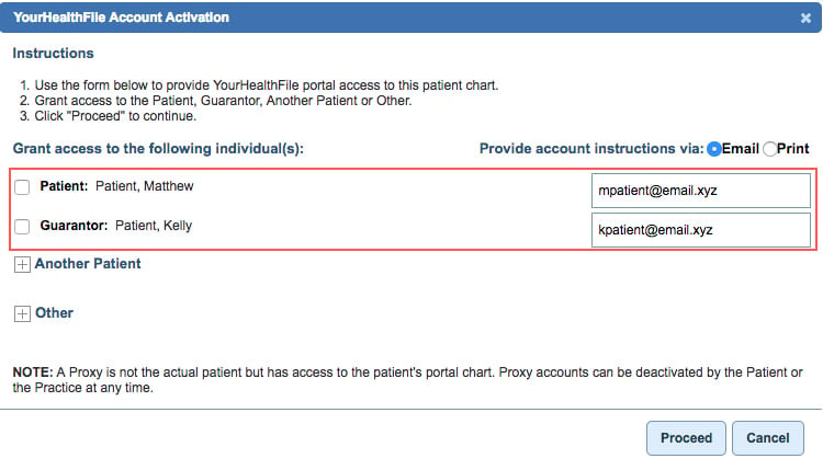 Patient portal software
