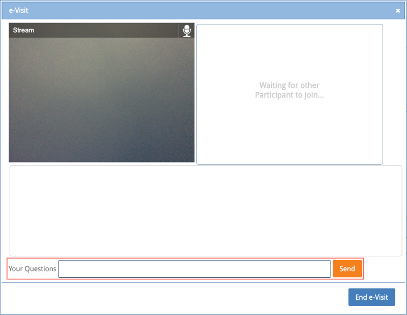 Patient View of the NextGen Office EHR telemedicine visit