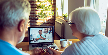 Patients using the  NextGen Office hipaa compliant telemedicine solution