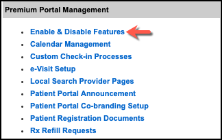 Enable NextGen Office EHR Patient Portal features