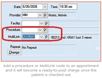 Unprocessed Charges all at once