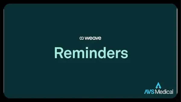 weave reminders