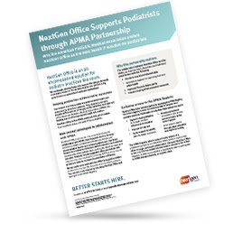 Podiatric Excellence: Why the NextGen Office APMA Partnership Matters