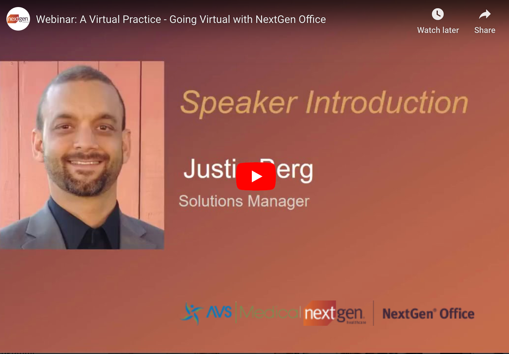 NextGen Office Cloud based EMR Product Manager takes you through the tools to power your virtual office