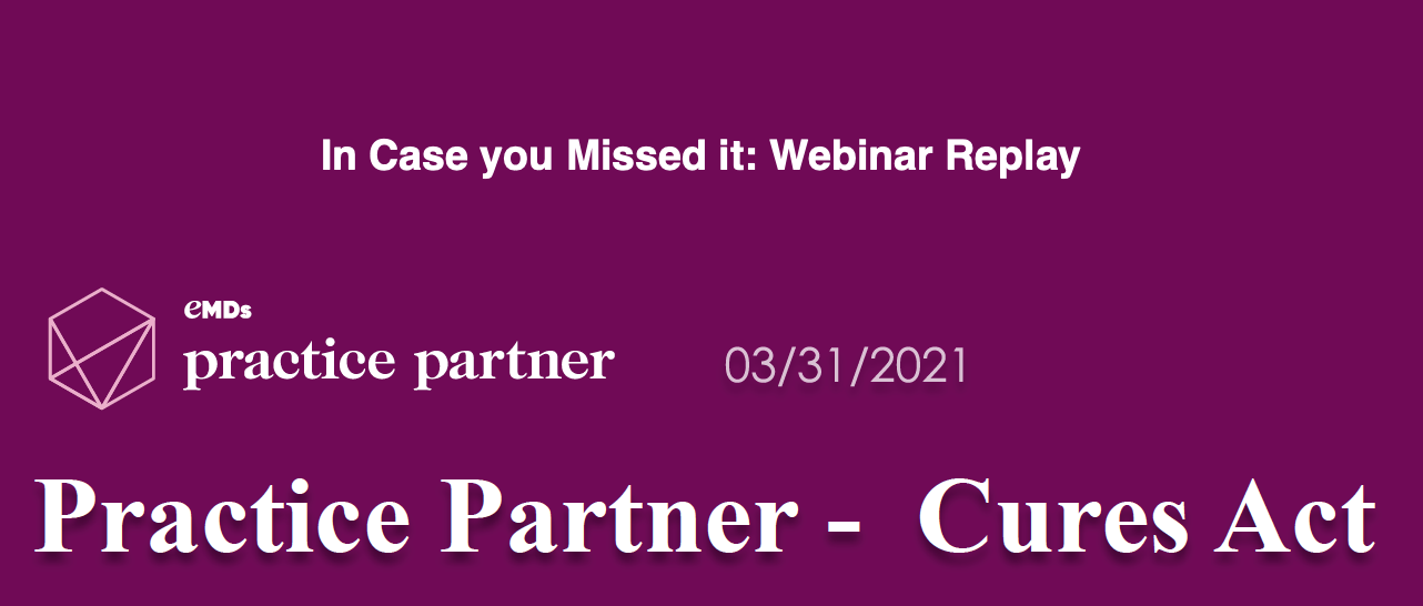 Practice Partner, Medisoft Clinical, Lytec MD information blocking webinar